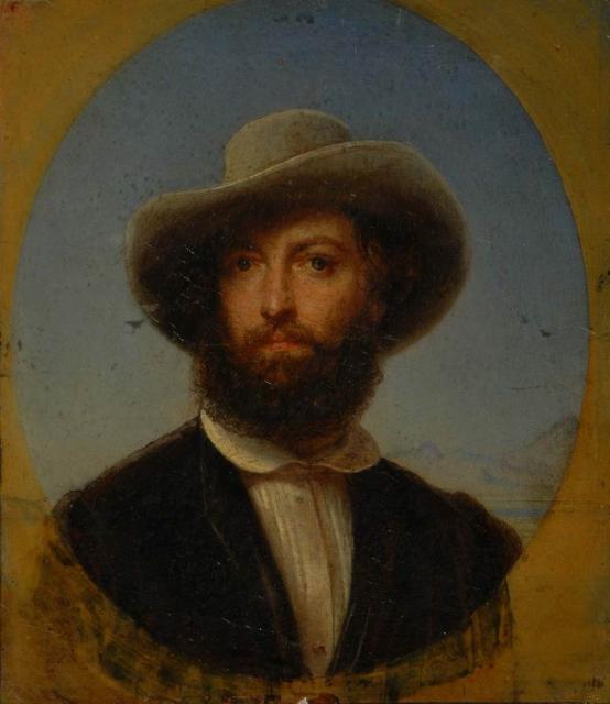 Моллер Ф.А. Автопортрет. 1840-е. 